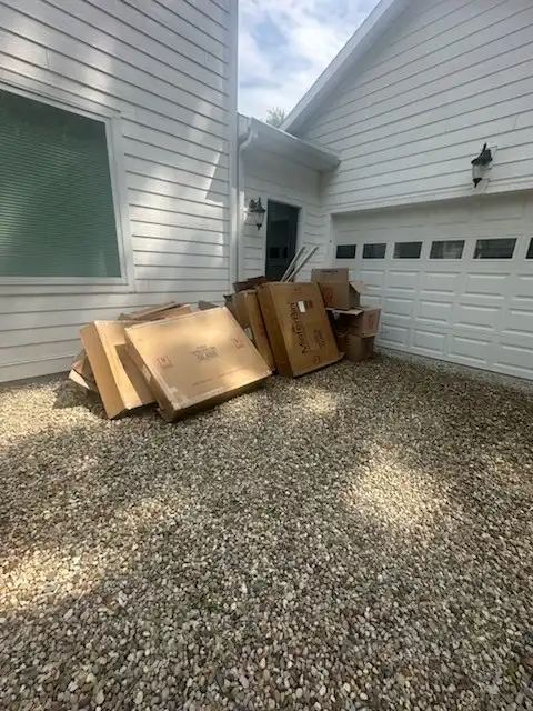 Before: Cardboard & Box Removal